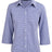 M8320Q Ladies’ Multi-Tone Check 3/4 Sleeve Shirt - WEARhouse
