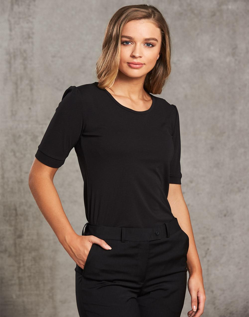 M8800 Women's Scoop Neck T-Top - WEARhouse