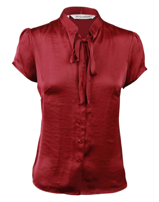 M8810 Women's Tie Neck Blouse - WEARhouse