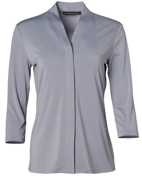 M8830 LADIES 3/4 SLEEVE STRETCH KNIT TOP ISABEL - WEARhouse