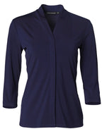 M8830 LADIES 3/4 SLEEVE STRETCH KNIT TOP ISABEL - WEARhouse