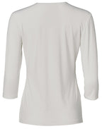 M8830 LADIES 3/4 SLEEVE STRETCH KNIT TOP ISABEL - WEARhouse