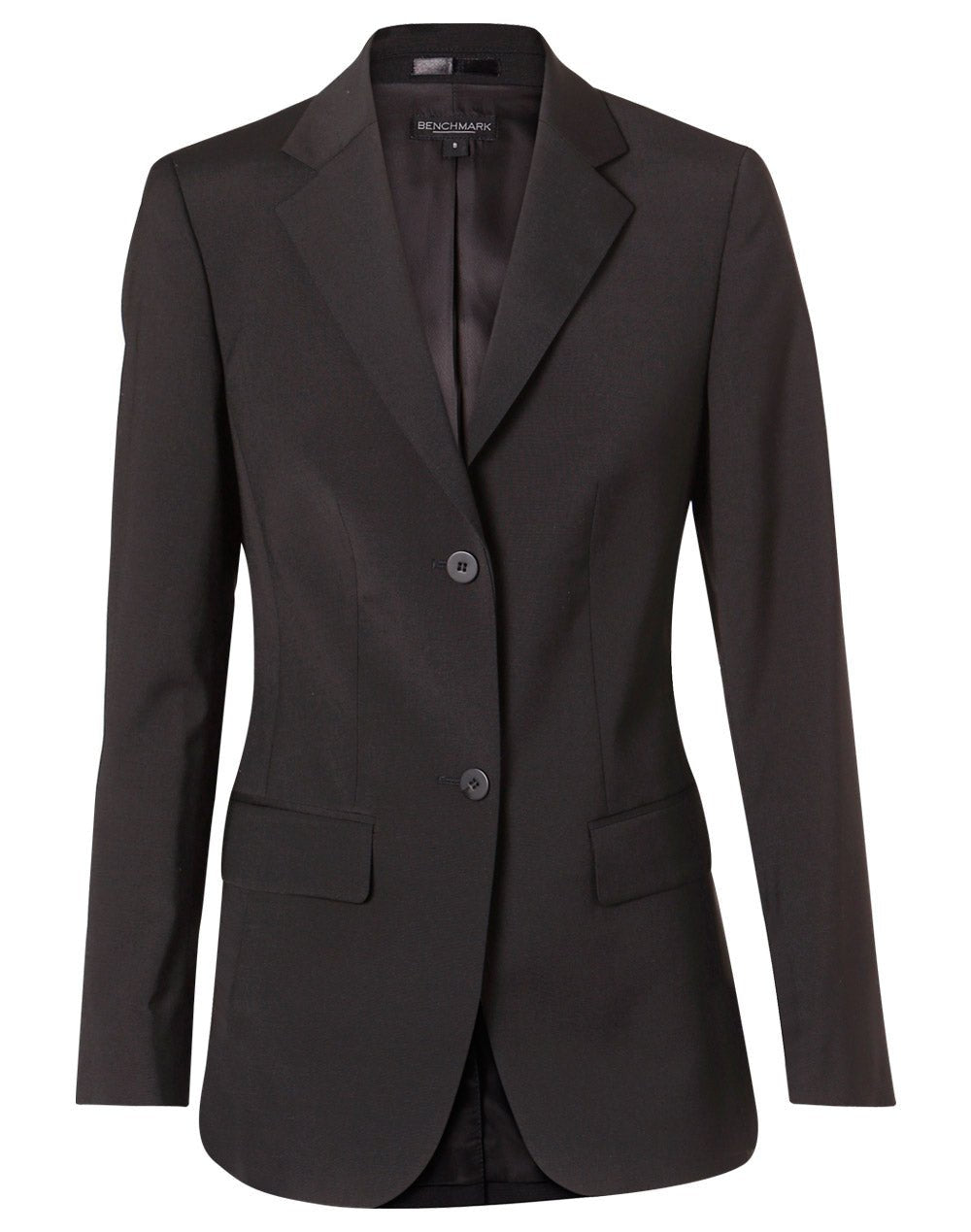 M9200 Women's Wool Blend Stretch Mid Length Jacket - WEARhouse