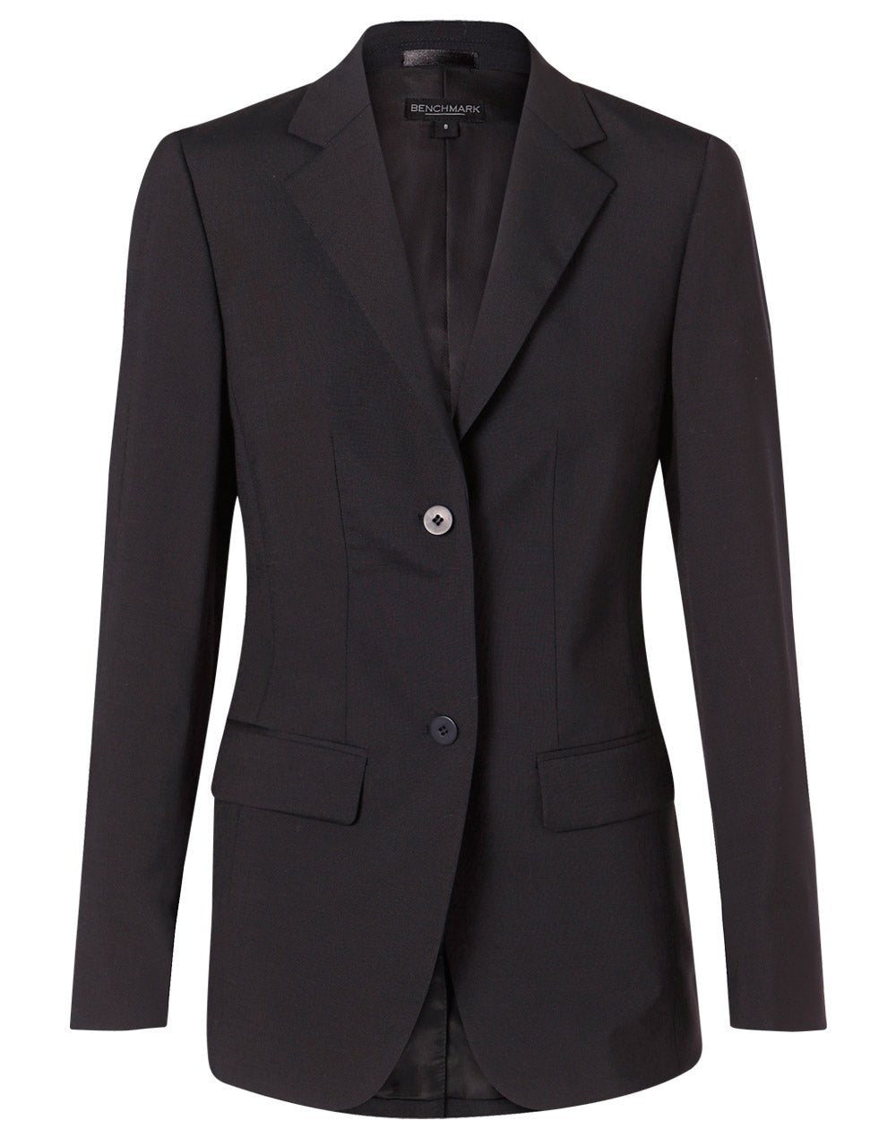 M9200 Women's Wool Blend Stretch Mid Length Jacket - WEARhouse