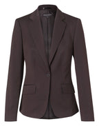 M9205 Women's Poly/Viscose Stretch One Button Cropped Jacket - WEARhouse