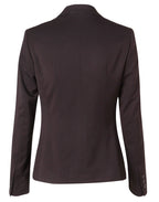 M9205 Women's Poly/Viscose Stretch One Button Cropped Jacket - WEARhouse