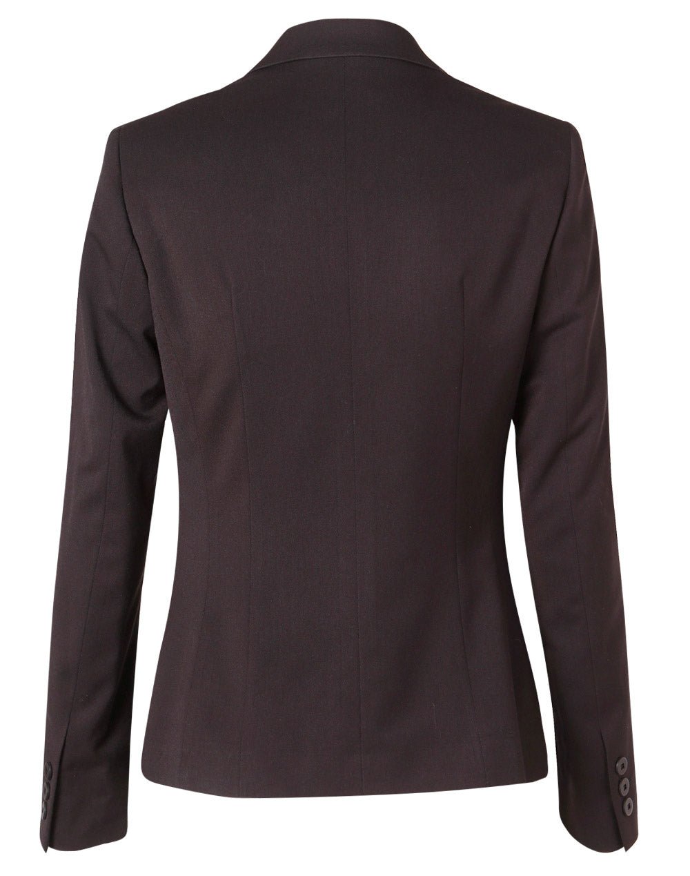 M9205 Women's Poly/Viscose Stretch One Button Cropped Jacket - WEARhouse