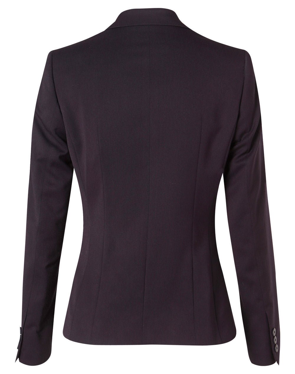M9205 Women's Poly/Viscose Stretch One Button Cropped Jacket - WEARhouse