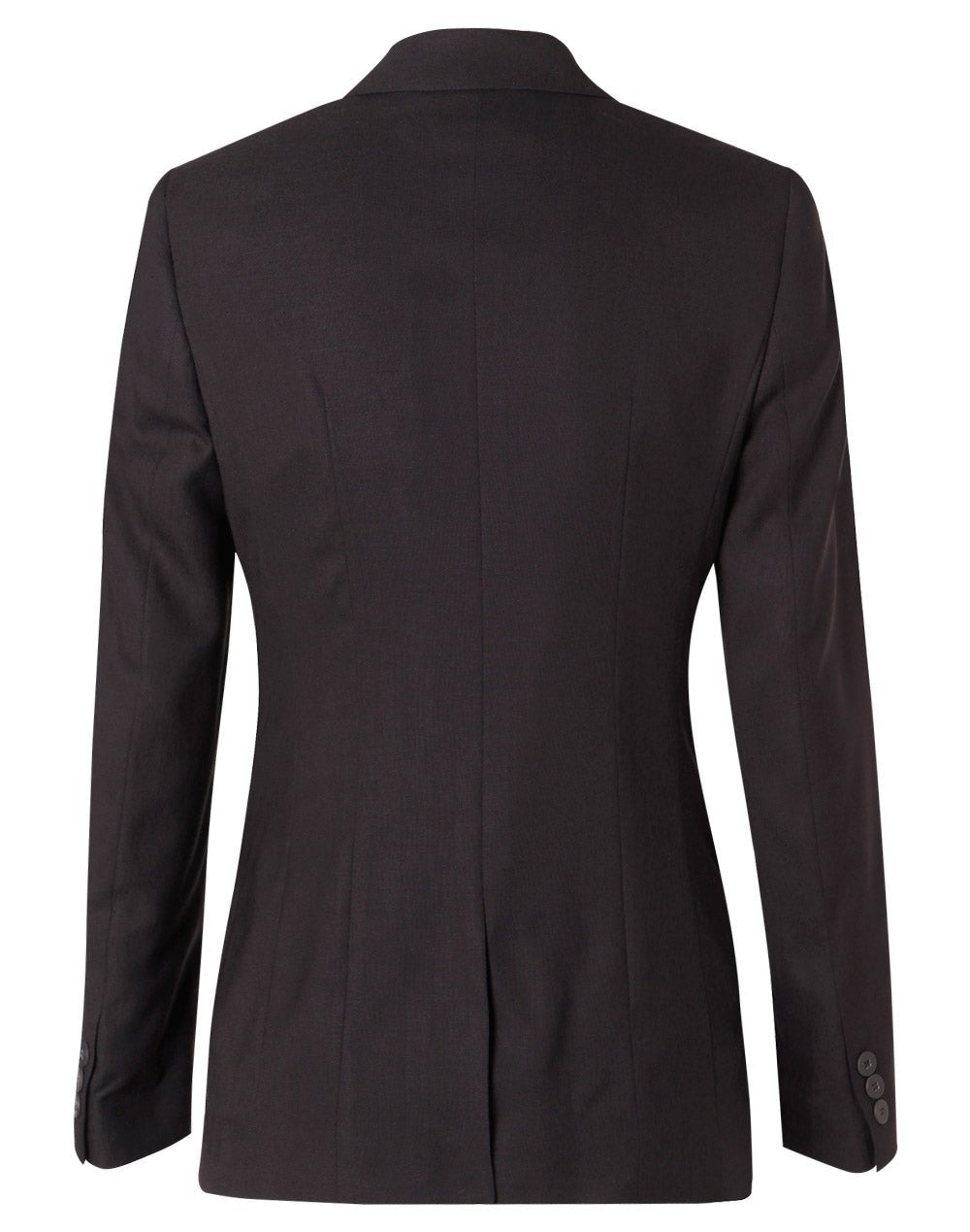 M9206 Women's Poly/Viscose Stretch Two Buttons Mid Length Jacket - WEARhouse