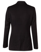 M9206 Women's Poly/Viscose Stretch Two Buttons Mid Length Jacket - WEARhouse