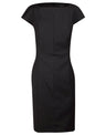 M9281 Ladies’ Wool Blend Stretch Cap Sleeve Dress - WEARhouse