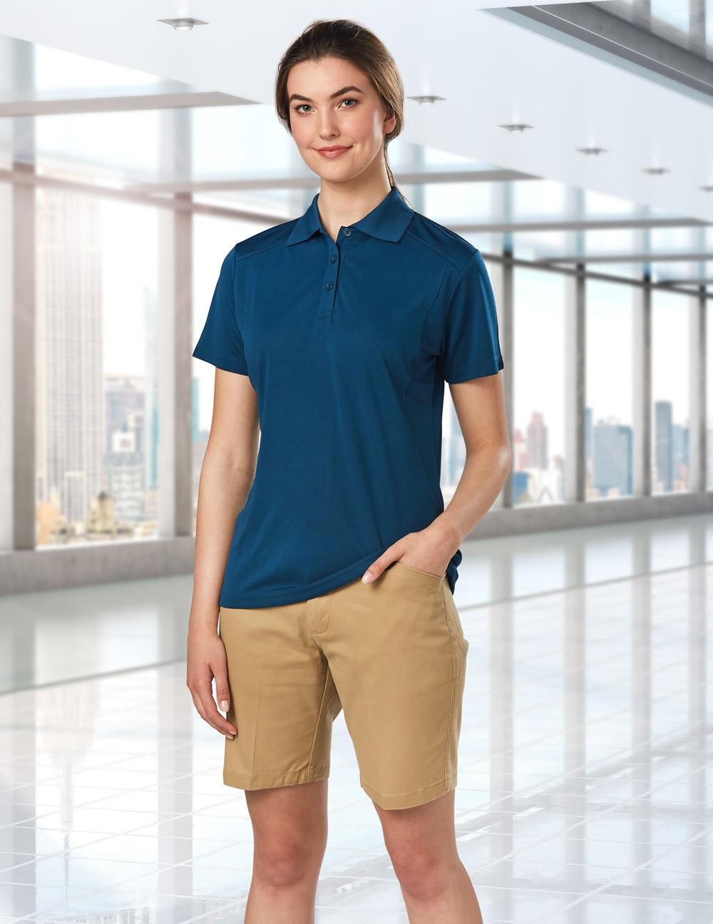 M9391 LADIES STRETCH SLIMFIT BOSTON CHINO SHORTS - WEARhouse