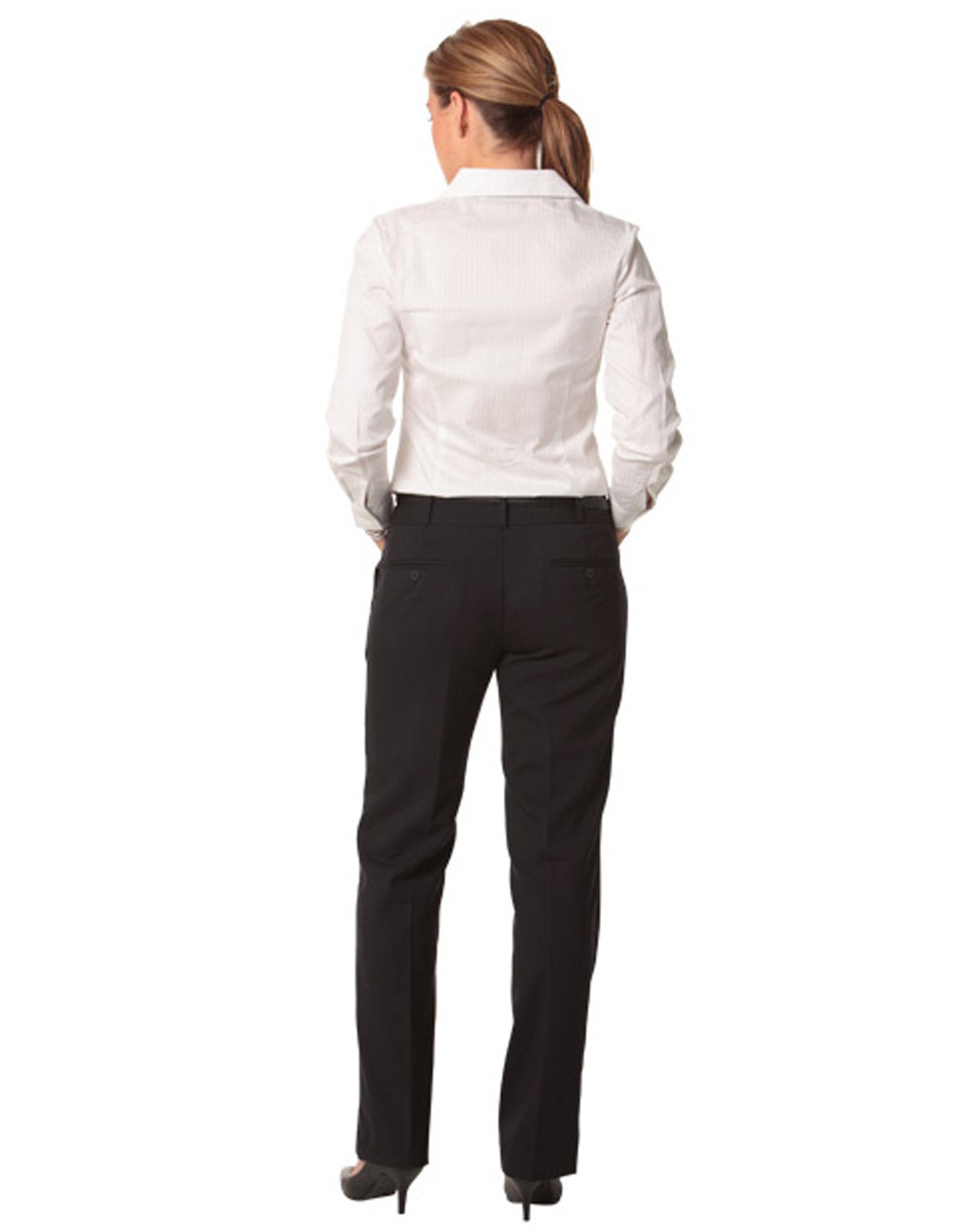 M9410 Women's Wool Blend Stretch Low Rise Pants - WEARhouse