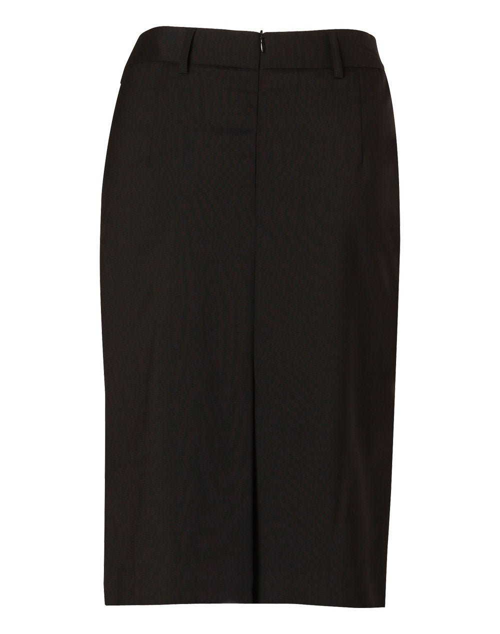 M9470 Women's Wool Blend Stretch Mid Length Lined Pencil Skirt - WEARhouse
