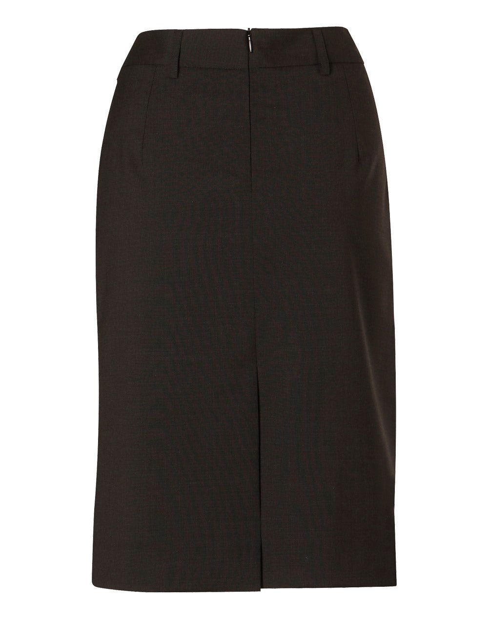 M9470 Women's Wool Blend Stretch Mid Length Lined Pencil Skirt - WEARhouse