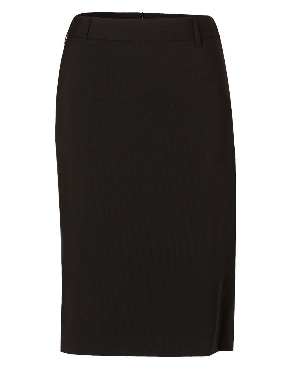 M9470 Women's Wool Blend Stretch Mid Length Lined Pencil Skirt - WEARhouse