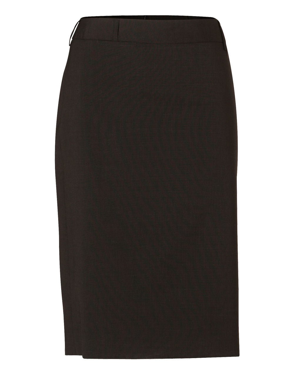 M9470 Women's Wool Blend Stretch Mid Length Lined Pencil Skirt - WEARhouse