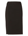 M9470 Women's Wool Blend Stretch Mid Length Lined Pencil Skirt - WEARhouse