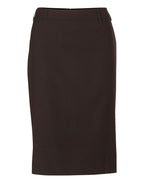 M9471 Women's Poly/Viscose Stretch Mid Length Lined Pencil Skirt - WEARhouse