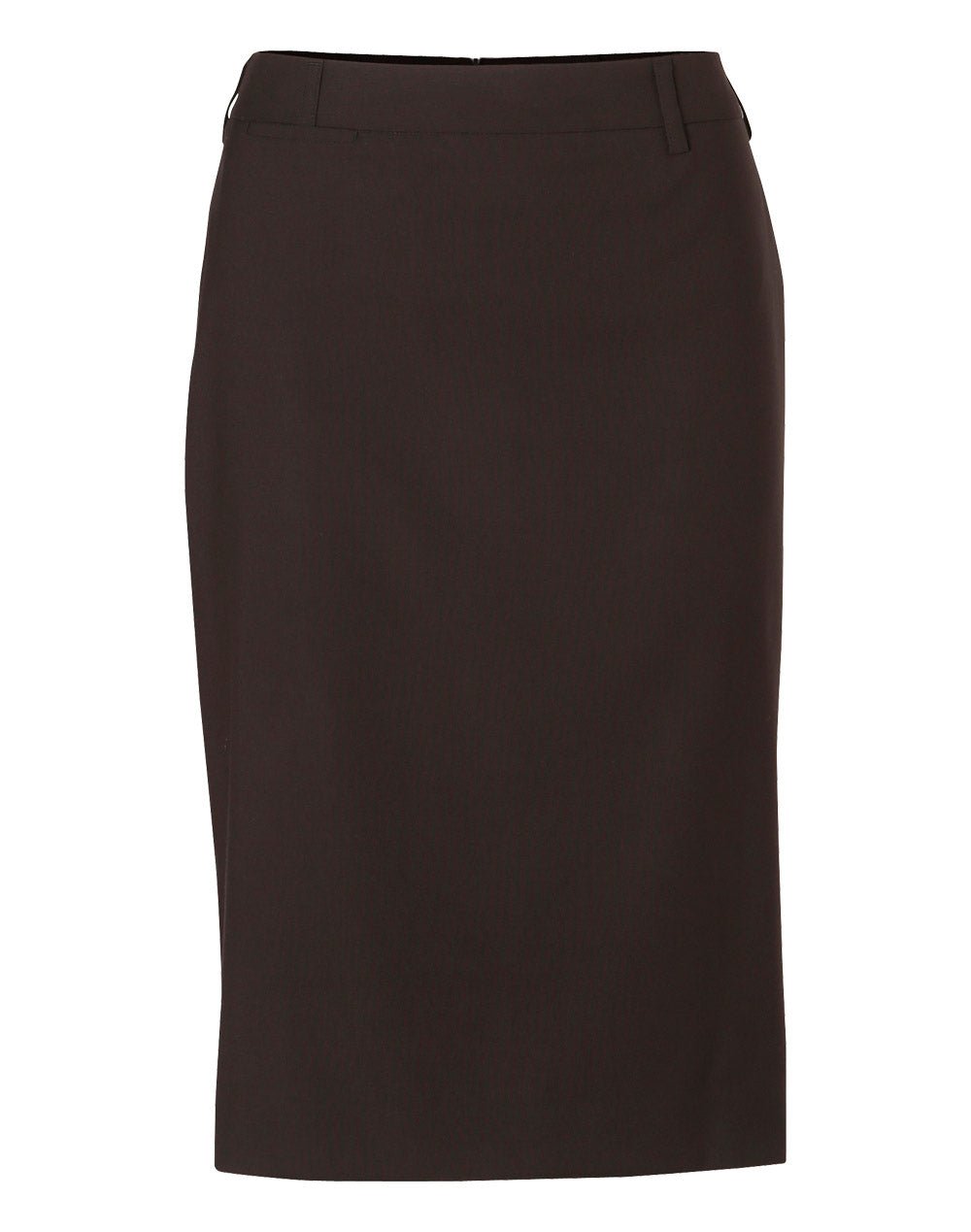M9471 Women's Poly/Viscose Stretch Mid Length Lined Pencil Skirt - WEARhouse