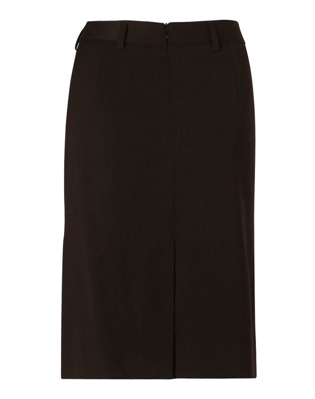 M9471 Women's Poly/Viscose Stretch Mid Length Lined Pencil Skirt - WEARhouse