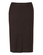 M9471 Women's Poly/Viscose Stretch Mid Length Lined Pencil Skirt - WEARhouse