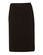 M9471 Women's Poly/Viscose Stretch Mid Length Lined Pencil Skirt - WEARhouse