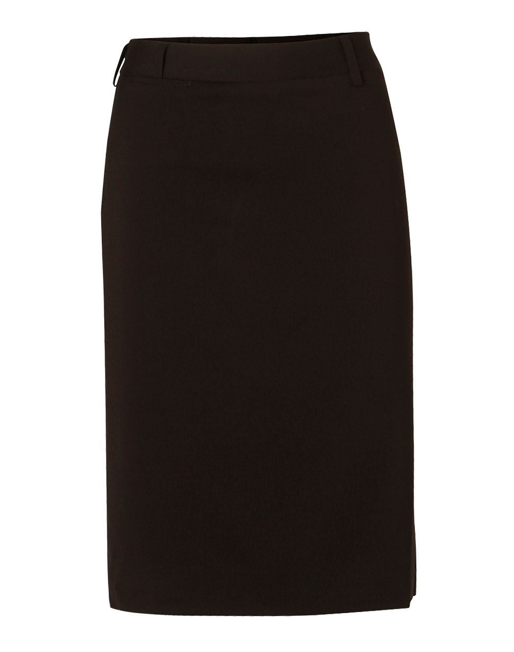 M9471 Women's Poly/Viscose Stretch Mid Length Lined Pencil Skirt - WEARhouse