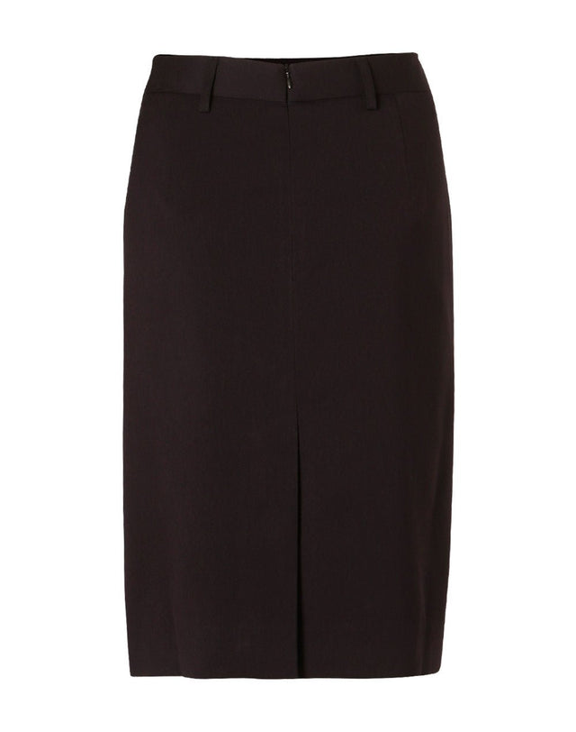 M9471 Women's Poly/Viscose Stretch Mid Length Lined Pencil Skirt - WEARhouse