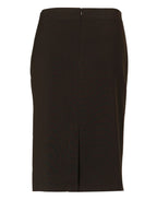 M9472 Women's Poly/Viscose Stretch Stripe Mid Length Lined Pencil Skirt - WEARhouse