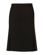 M9473 Women's Wool Blend Stretch Pleated Skirt - WEARhouse