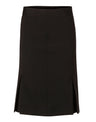M9473 Women's Wool Blend Stretch Pleated Skirt - WEARhouse