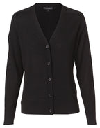 M9602 Women's V-Neck Long Sleeve Cardigan - WEARhouse