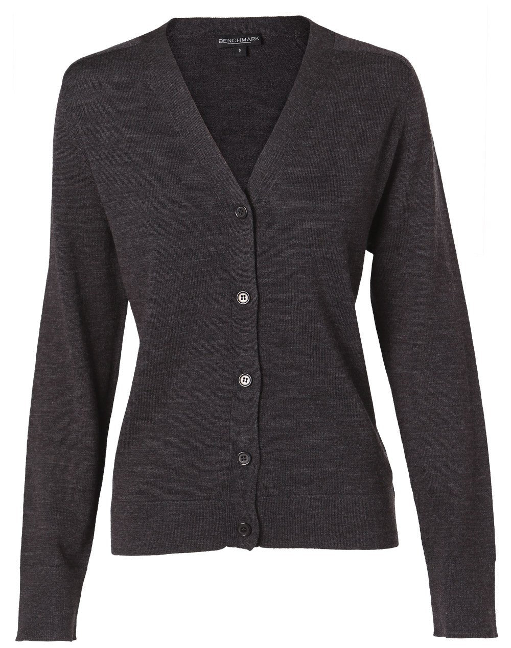 M9602 Women's V-Neck Long Sleeve Cardigan - WEARhouse