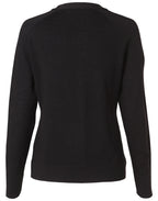 M9602 Women's V-Neck Long Sleeve Cardigan - WEARhouse