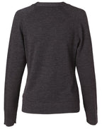 M9602 Women's V-Neck Long Sleeve Cardigan - WEARhouse