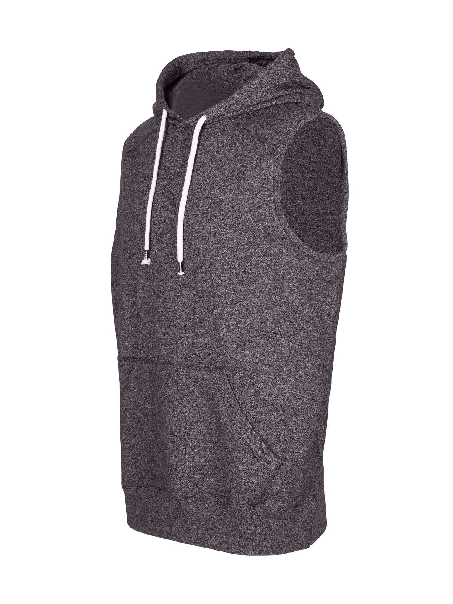 Men's Heather SLEEVELESS Hoodie - WEARhouse