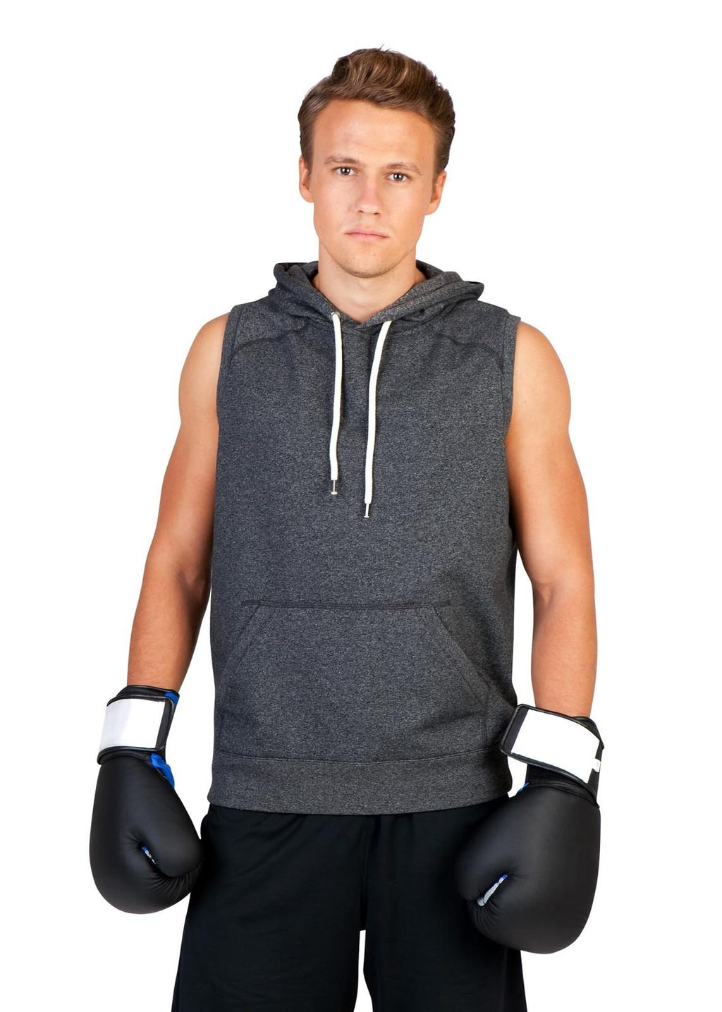 Men's Heather SLEEVELESS Hoodie - WEARhouse