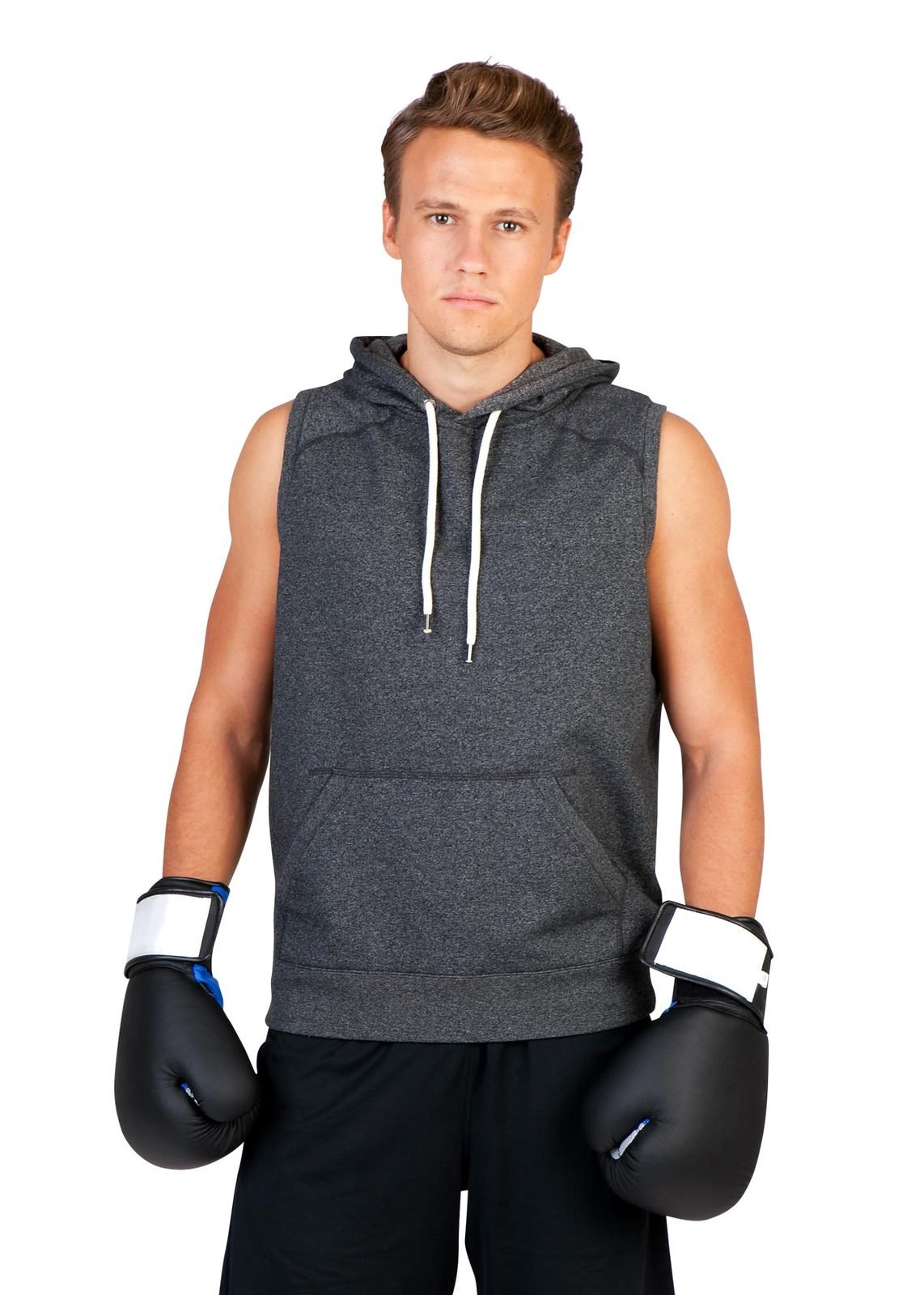 Men's Heather SLEEVELESS Hoodie - WEARhouse