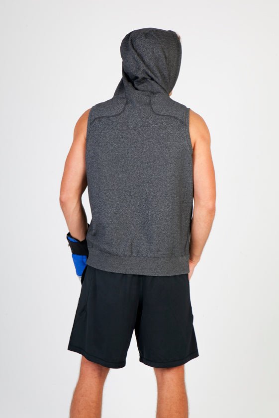 Men's Heather SLEEVELESS Hoodie - WEARhouse