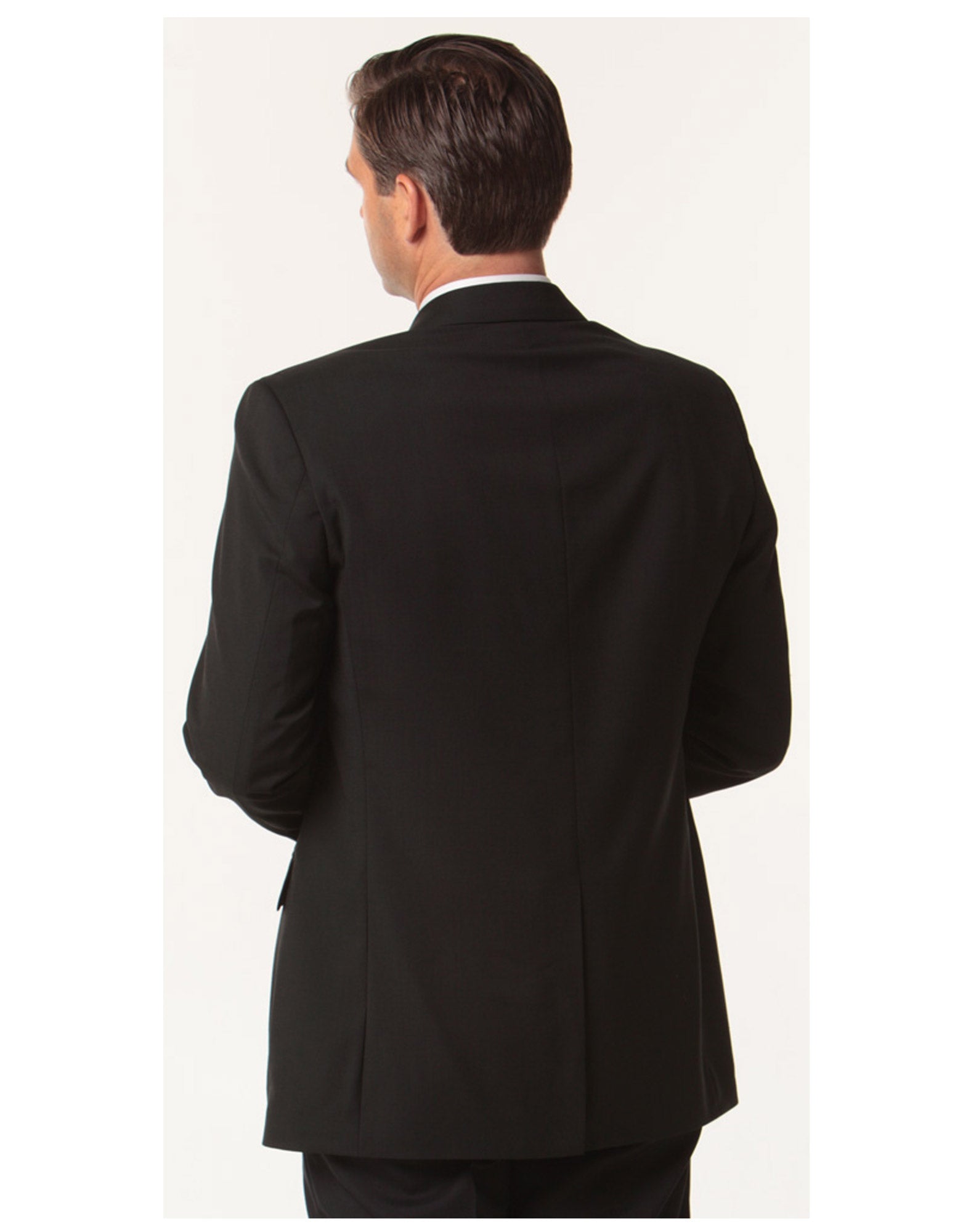 Men's Wool Blend Stretch Two Buttons Jacket M9100 - WEARhouse