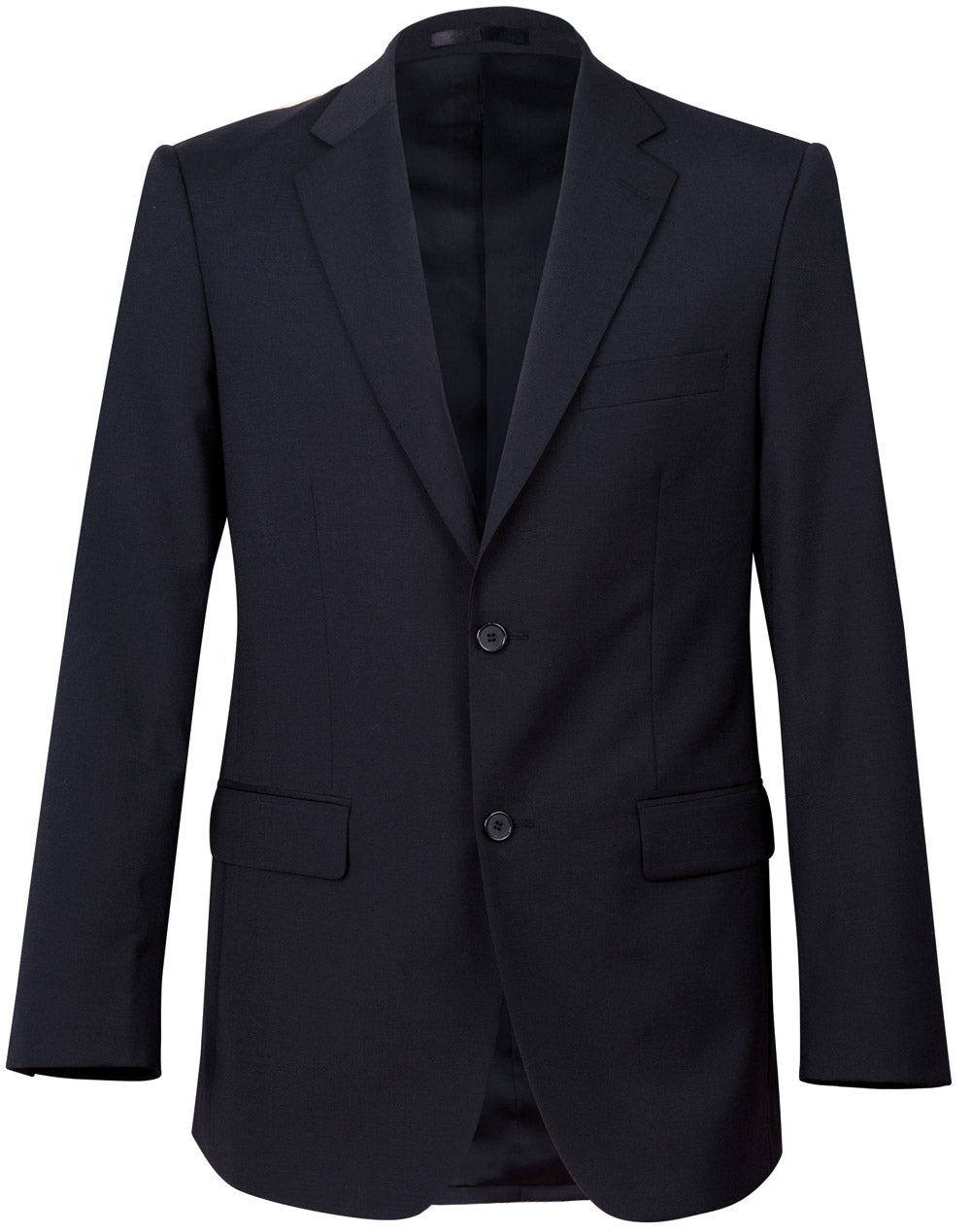 Men's Wool Blend Stretch Two Buttons Jacket M9100 - WEARhouse