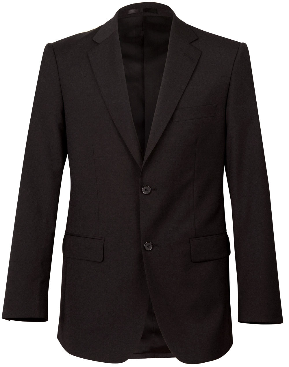 Men's Wool Blend Stretch Two Buttons Jacket M9100 - WEARhouse