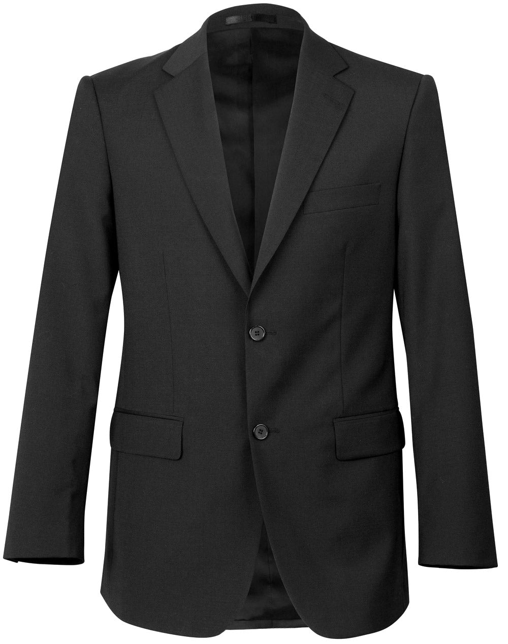 Men's Wool Blend Stretch Two Buttons Jacket M9100 - WEARhouse