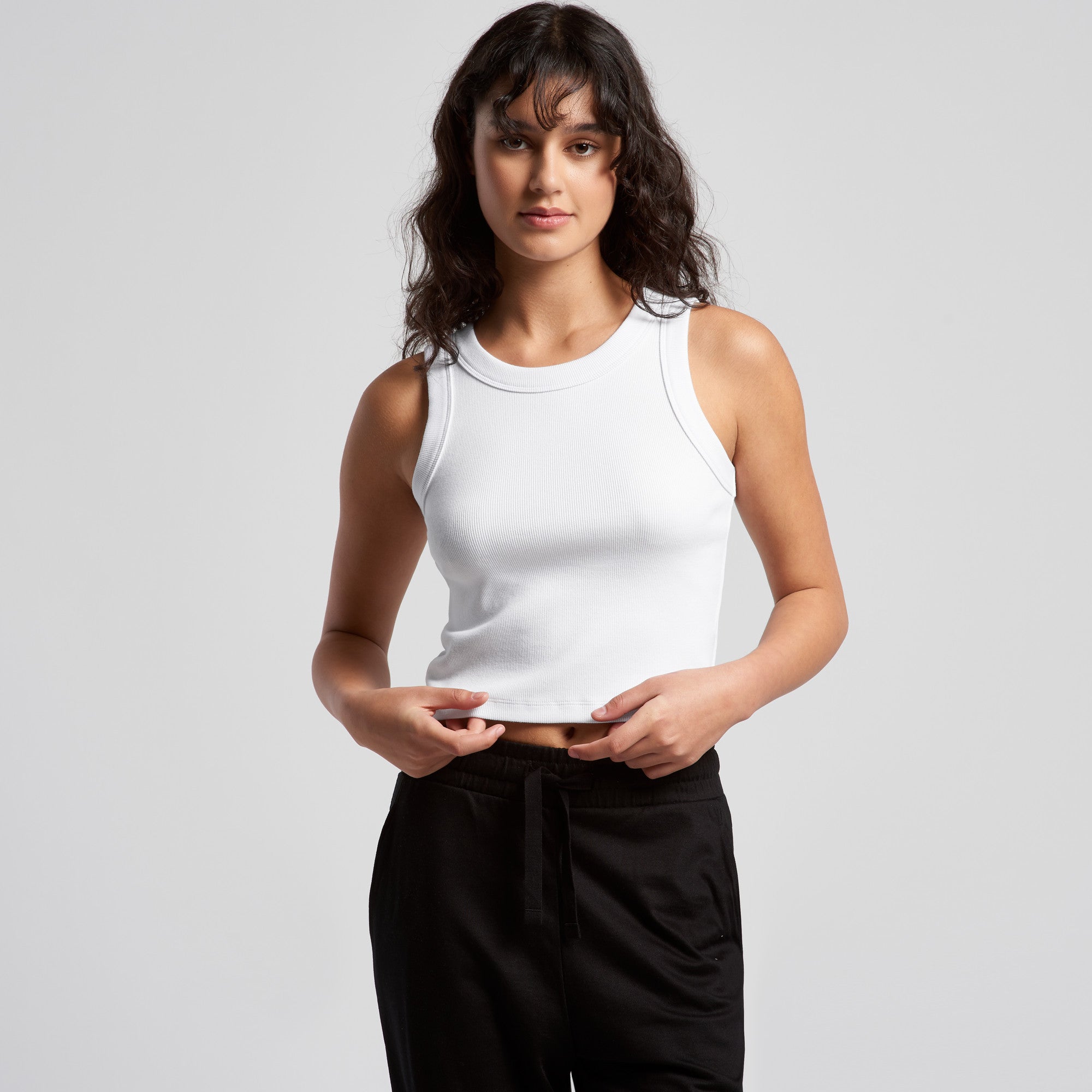 ORGANIC RIB CROP TANK - 4064G - WEARhouse
