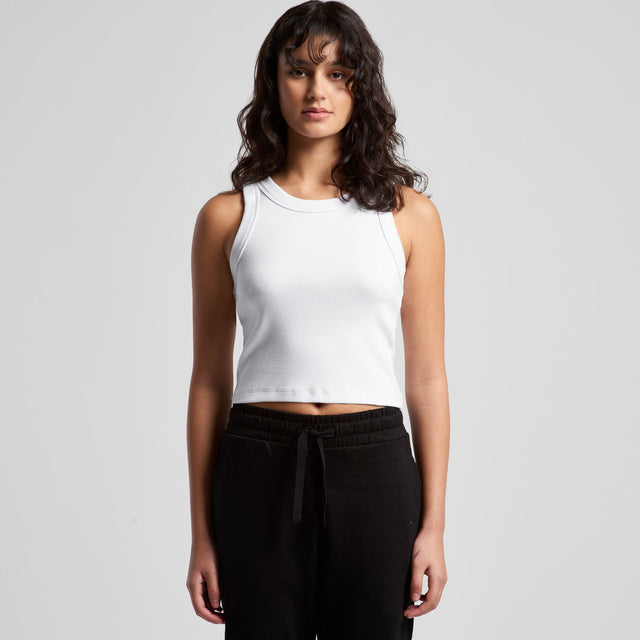 ORGANIC RIB CROP TANK - 4064G - WEARhouse