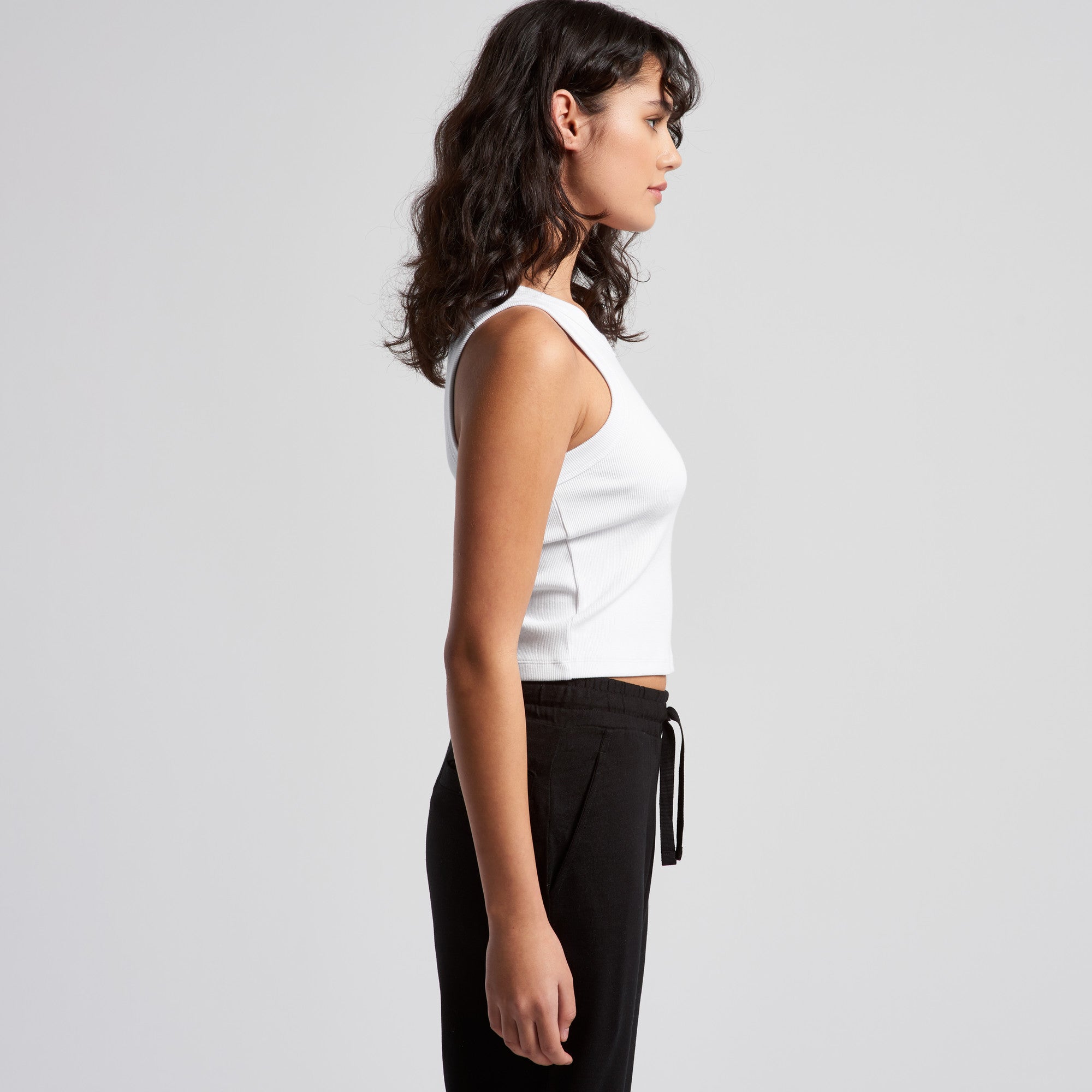ORGANIC RIB CROP TANK - 4064G - WEARhouse