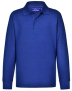 PS12K KIDS TRADITIONAL POLY/COTTON PIQUE KNIT LONG SLEEVE POLO - WEARhouse