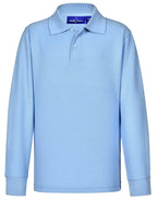 PS12K KIDS TRADITIONAL POLY/COTTON PIQUE KNIT LONG SLEEVE POLO - WEARhouse