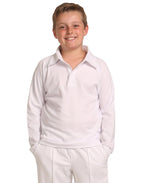 PS29KL CRICKET POLO Long Sleeve Kids - WEARhouse